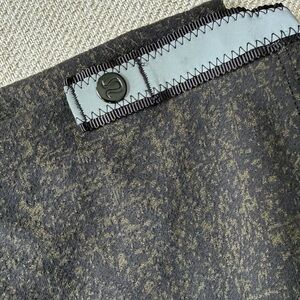 lululemon athletica Black and Gold Patterned Scarf